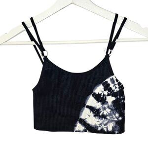 Bombshell Sportswear Dip Dye Seamless Crop Tank, Sports Bra, Strappy, XS/S